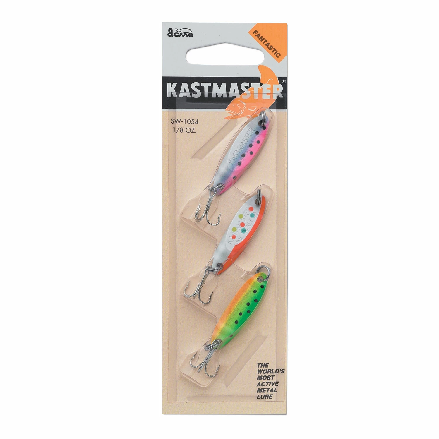 Acme Tackle Kastmaster Spoon Assorted Lures - 1/8 Oz. 3 Acme Tackle Kastmaster Spoon Assorted Lures - 1/8 Oz.