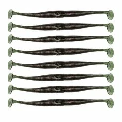 Bass Dynasty 6" Dyna Double Paddle Tail Fishing Worms