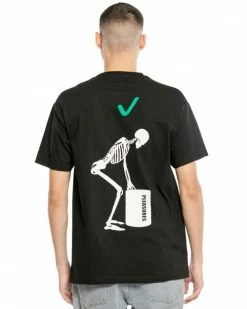 Pleasures BLACK HEAVY T-SHIRT -13 Fishing Shop Pleasures Black Heavy T Shirt P22W059 3