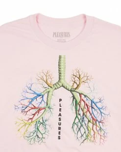 Pleasures BREATHE AGAIN T-SHIRT 7 Pleasures BREATHE AGAIN T-SHIRT -13 Fishing Shop Pleasures Breathe Again T Shirt P22W055PNK 2