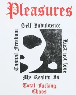 Pleasures REALITY T-SHIRT -13 Fishing Shop Pleasures Reality T Shirt P22W062 2