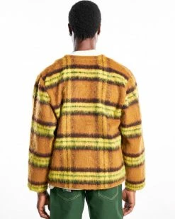 Pleasures FORTUNE CARDIGAN -13 Fishing Shop Pleasures fortune cardigan p22f012 yellow 3