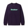 Butter Goods CHENILLE APPLIQUE CREWNECK 1 Butter Goods CHENILLE APPLIQUE CREWNECK -13 Fishing Shop butter goods schenille applique crewneck chnllpplq
