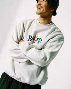 Butter Goods SCOPE EMBROIDERED CREWNECK -13 Fishing Shop butter goods scope embroidered crewneck scopecrew 3