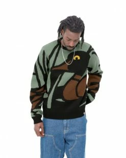 Carhartt WIP POND SWEATER -13 Fishing Shop carhartt wip pond sweater I030873 19N XX 2