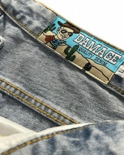 Damage BLUE LABEL JEANS -13 Fishing Shop damage blue label jeans light blue 2