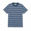 HUF CROWN STRIPE S/S KNIT TOP -13 Fishing Shop huf crown stripe ss knit top KN00343 INDIGO