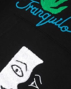 Jungles Jungles TRANQUILO CHENILLE HOODIE -13 Fishing Shop jungles jungles tranquilo chenille hoodie H TQC BLK 2