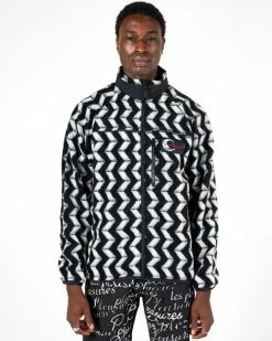 Pleasures DRIFTER FUZZY JACKET -13 Fishing Shop pleasures drifter fuzzy jacket p22f011 black 2