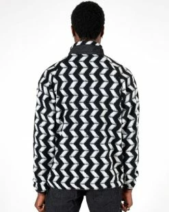 Pleasures DRIFTER FUZZY JACKET -13 Fishing Shop pleasures drifter fuzzy jacket p22f011 black 3