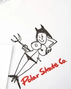 Polar Skate Co DEVIL WOMAN TEE -13 Fishing Shop polar skate co devil woman tee DEVILWOWHTEE 2