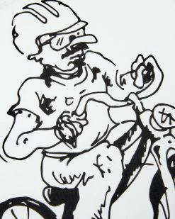 Polar Skate Co FLAT TIRE TEE -13 Fishing Shop polar skate co flat tire tee FLATTIREWHTEE 3